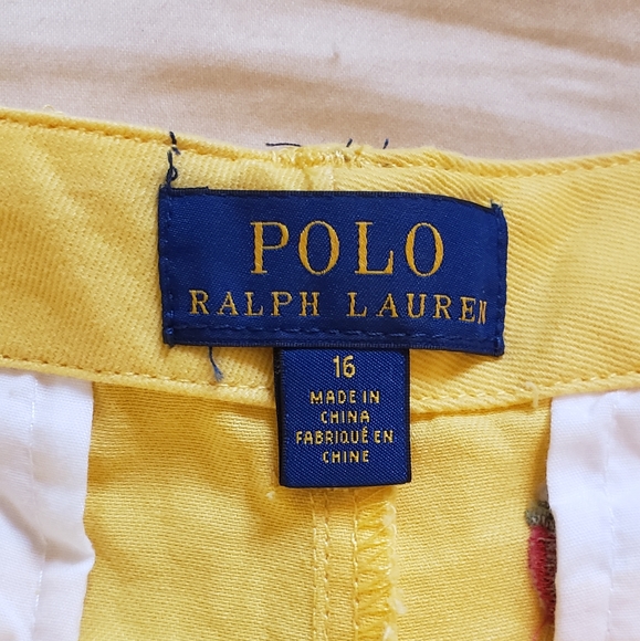 💕Polo Ralph Lauren Strawberry Shorts- Size 16 💕 - Picture 4 of 6